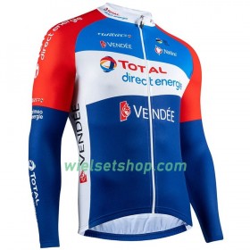 Wielershirt 2020 Total Direct Energie N001 Lange Mouw